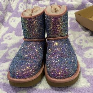 Ugg Pink Glitter Boots Women’s 5